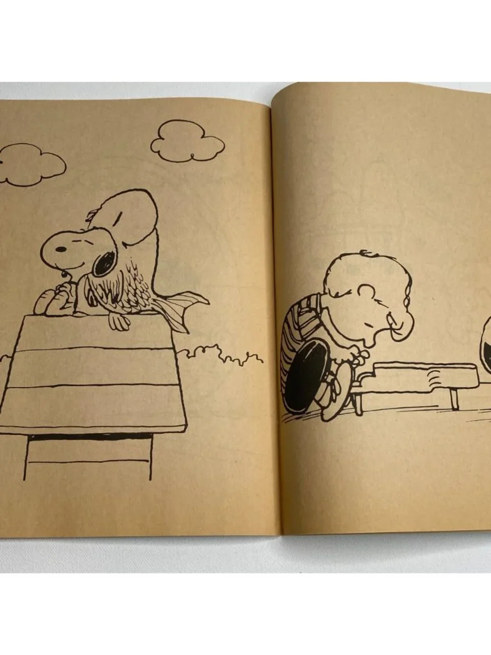 Vintage 1970s Peanuts Snoopy Coloring Books Set 4 Busy Day Fun Time Playtime